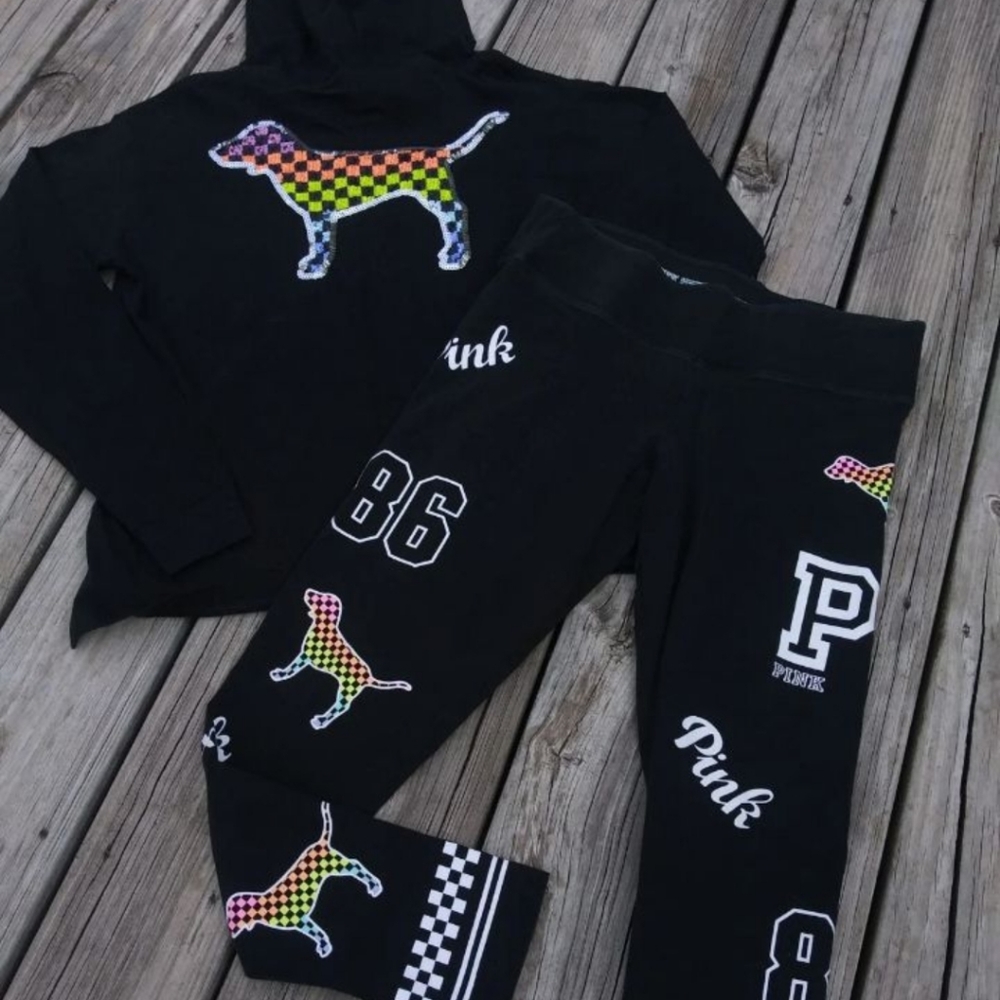 Victoria secret pink rare checkered SET ON HOLD FOR HANNAH